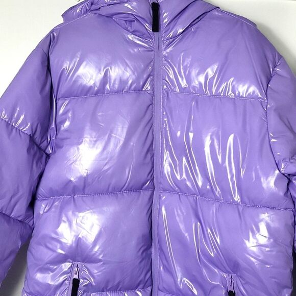 NWT WESC Vegan Purple Puffer Jacket. Size M - Picture 4 of 16